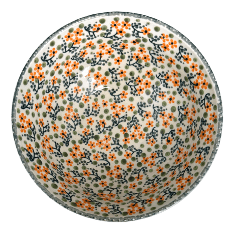 Bowl, Round, 6.75" in "Peach Blossoms" by Manufaktura | M090S-AS46