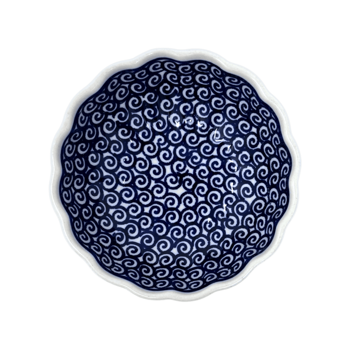 Bowl, Round, Blossom, 4.75" in "Riptide" by Manufaktura | M094T-63