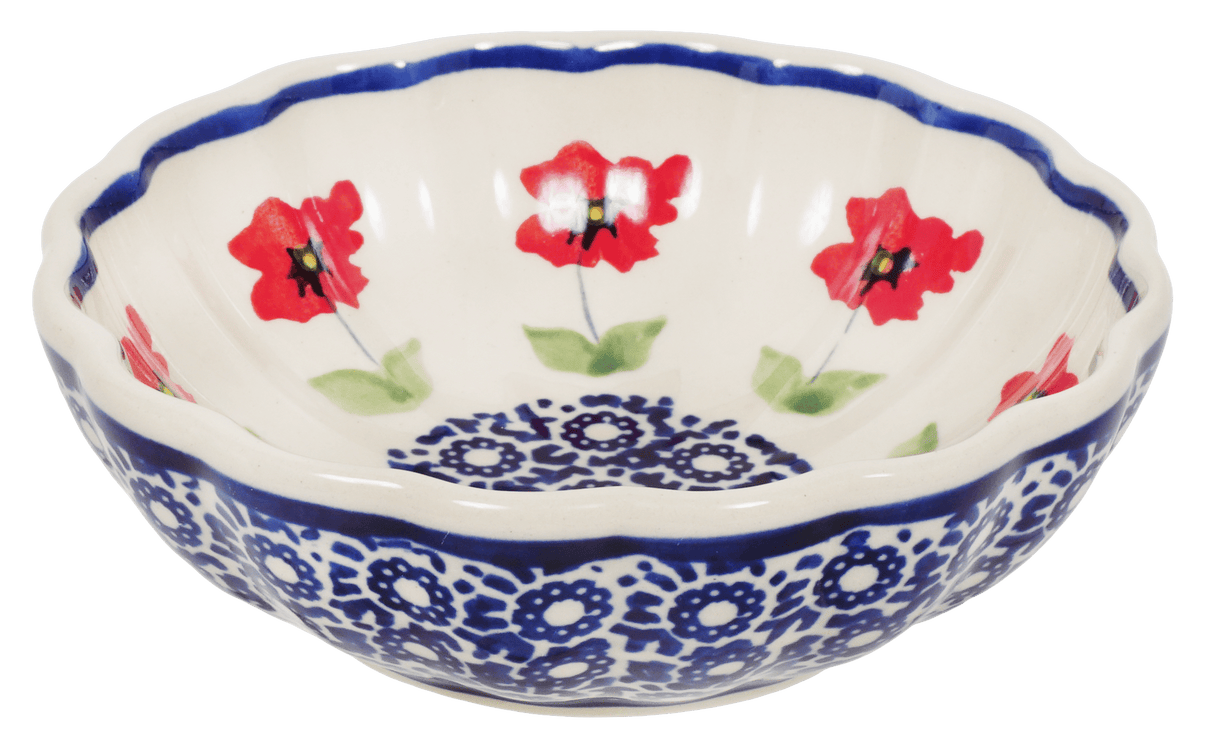 Bowl, Round, Blossom, 4.75" in "Poppy Garden" by Manufaktura | M094T-EJ01
