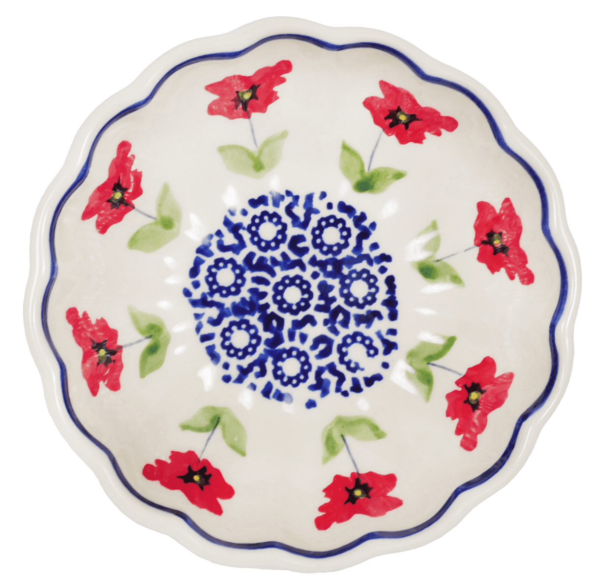 Bowl, Round, Blossom, 4.75" in "Poppy Garden" by Manufaktura | M094T-EJ01