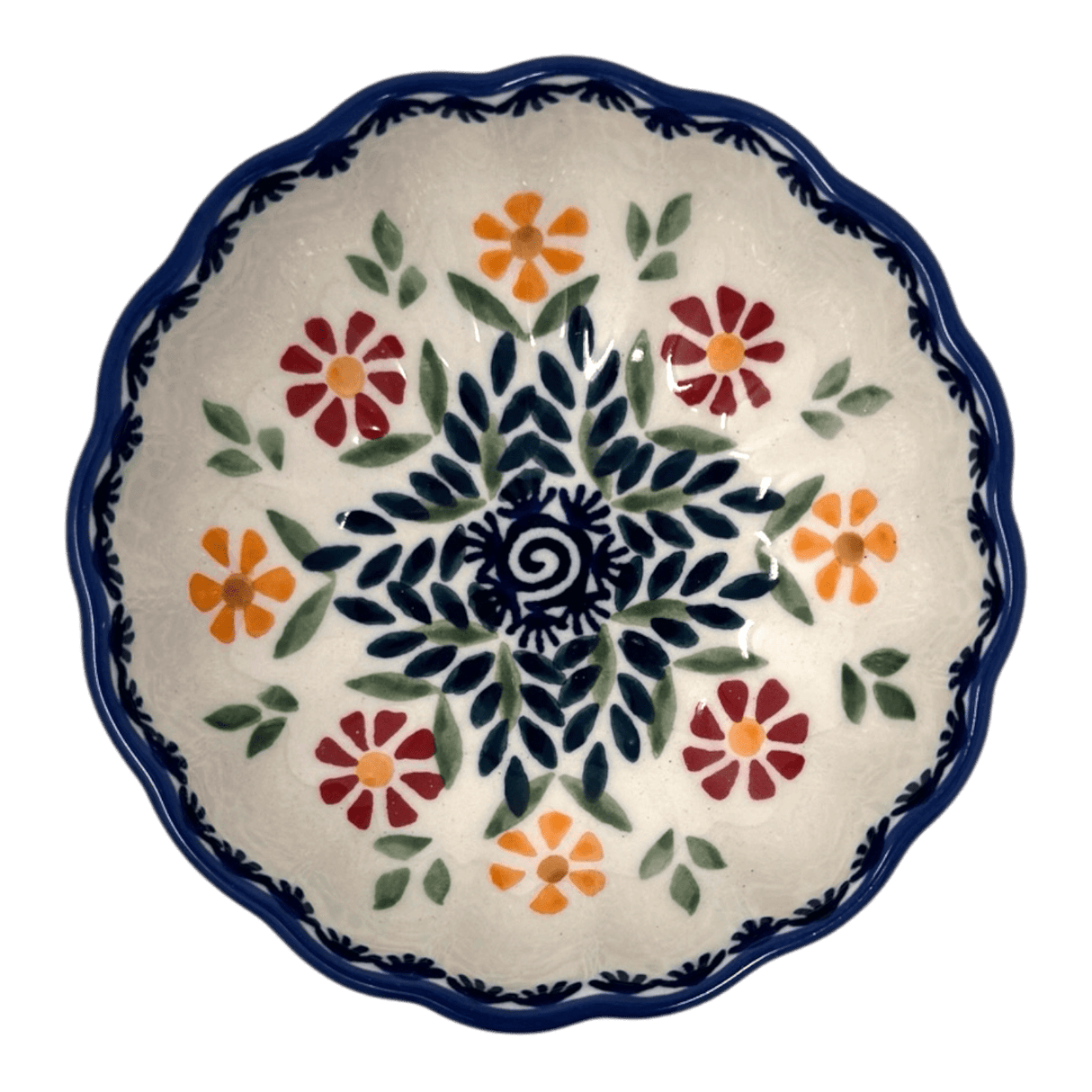 Bowl, Round, Blossom, 4.75" in "Flower Power" by Manufaktura | M094T-JS14
