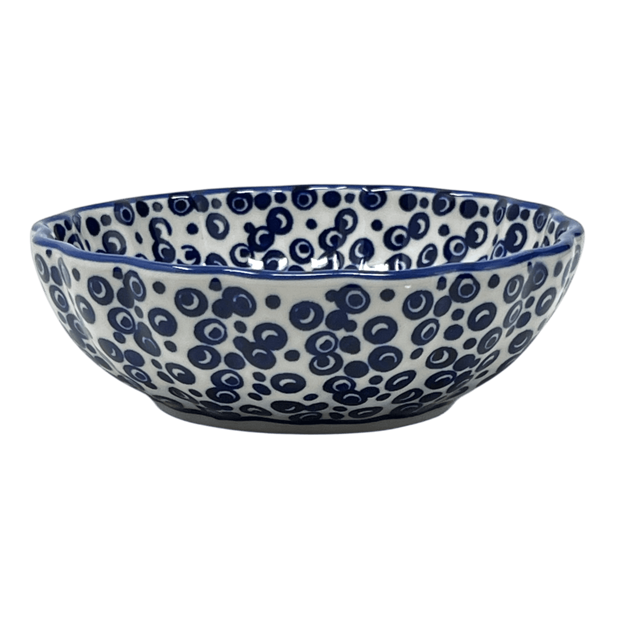 Bowl, Round, Blossom, 4.75" in "Tiny Bubbles" by Manufaktura | M094T-MAGD