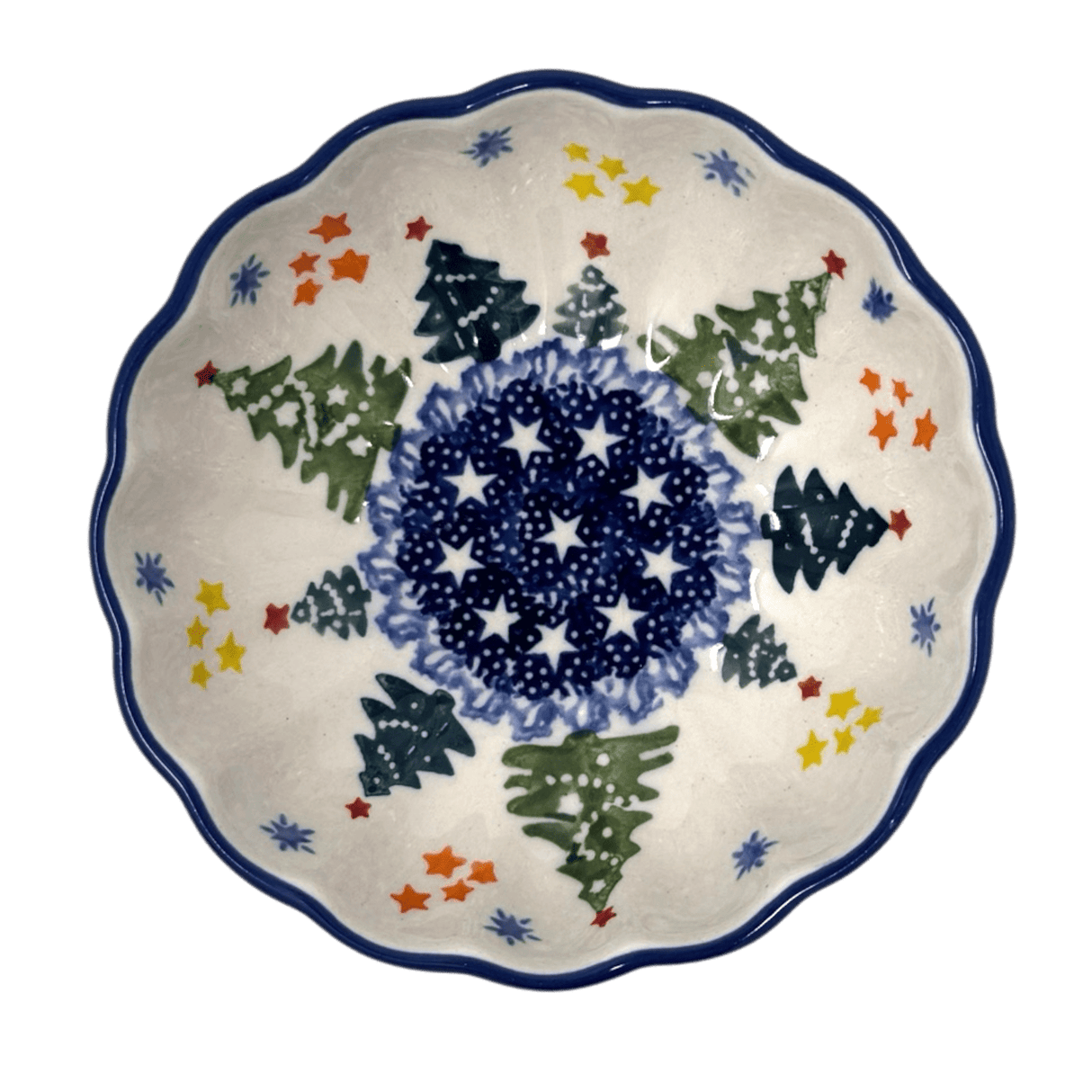 Bowl, Round, Blossom, 4.75" in "Festive Forest" by Manufaktura | M094U-INS6
