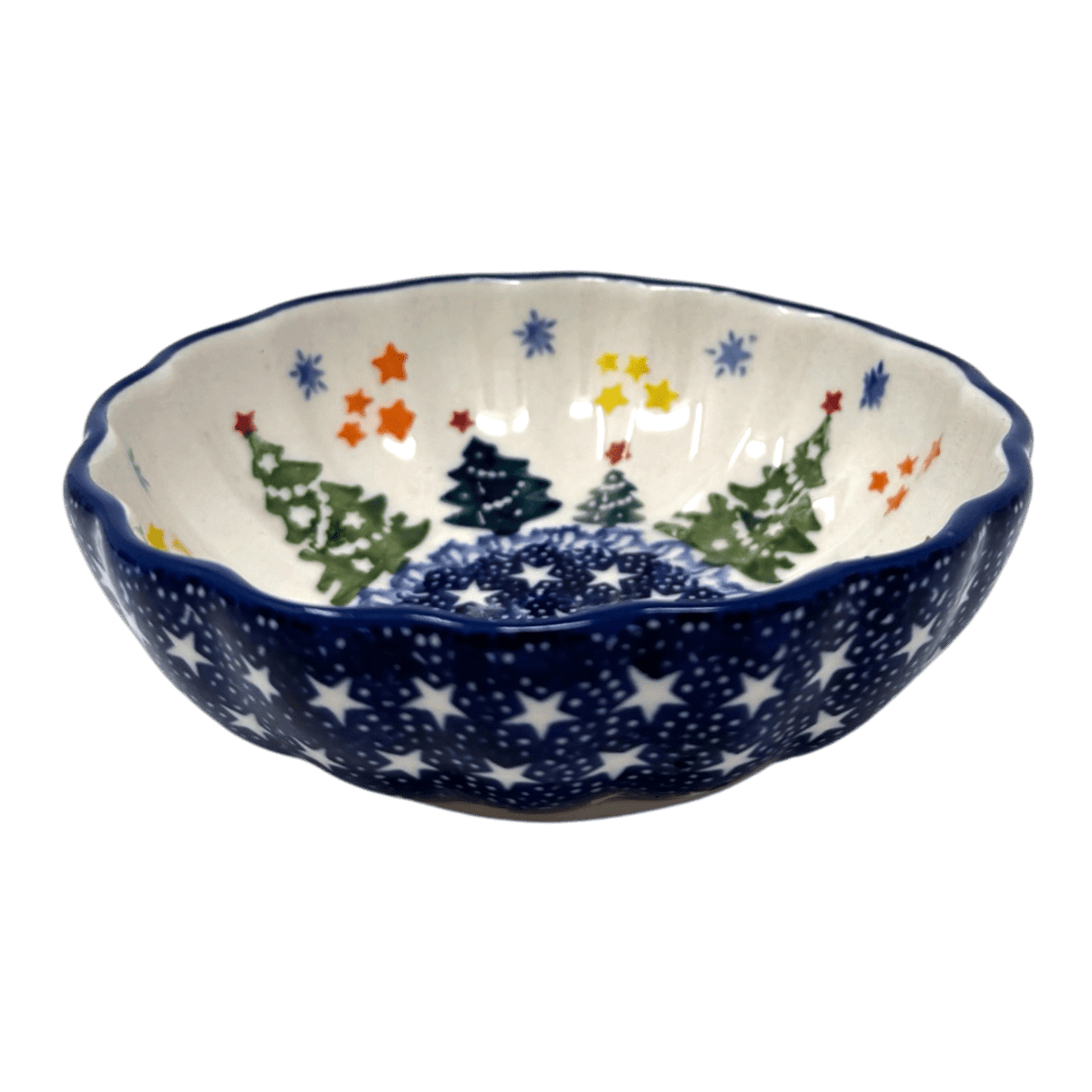 Bowl, Round, Blossom, 4.75" in "Festive Forest" by Manufaktura | M094U-INS6
