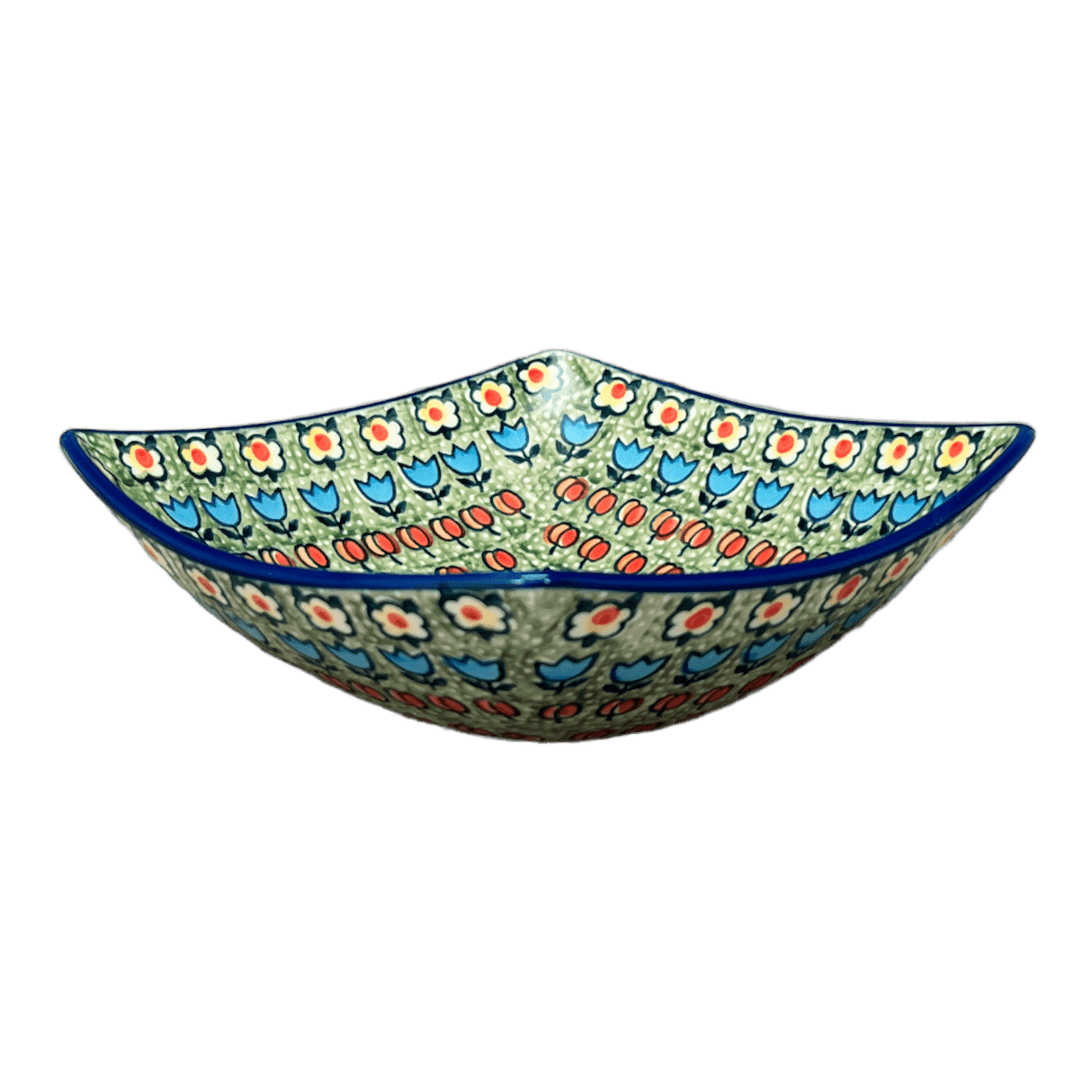 Bowl, Square, Nut, Medium, 7.75" in "Amsterdam" by Manufaktura | M113S-LK