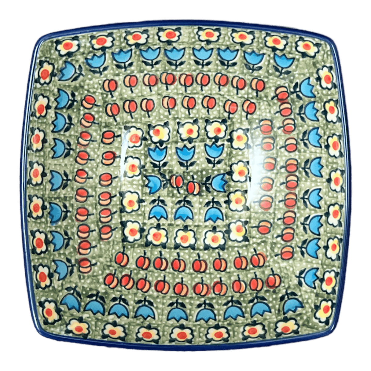 Bowl, Square, Nut, Medium, 7.75" in "Amsterdam" by Manufaktura | M113S-LK