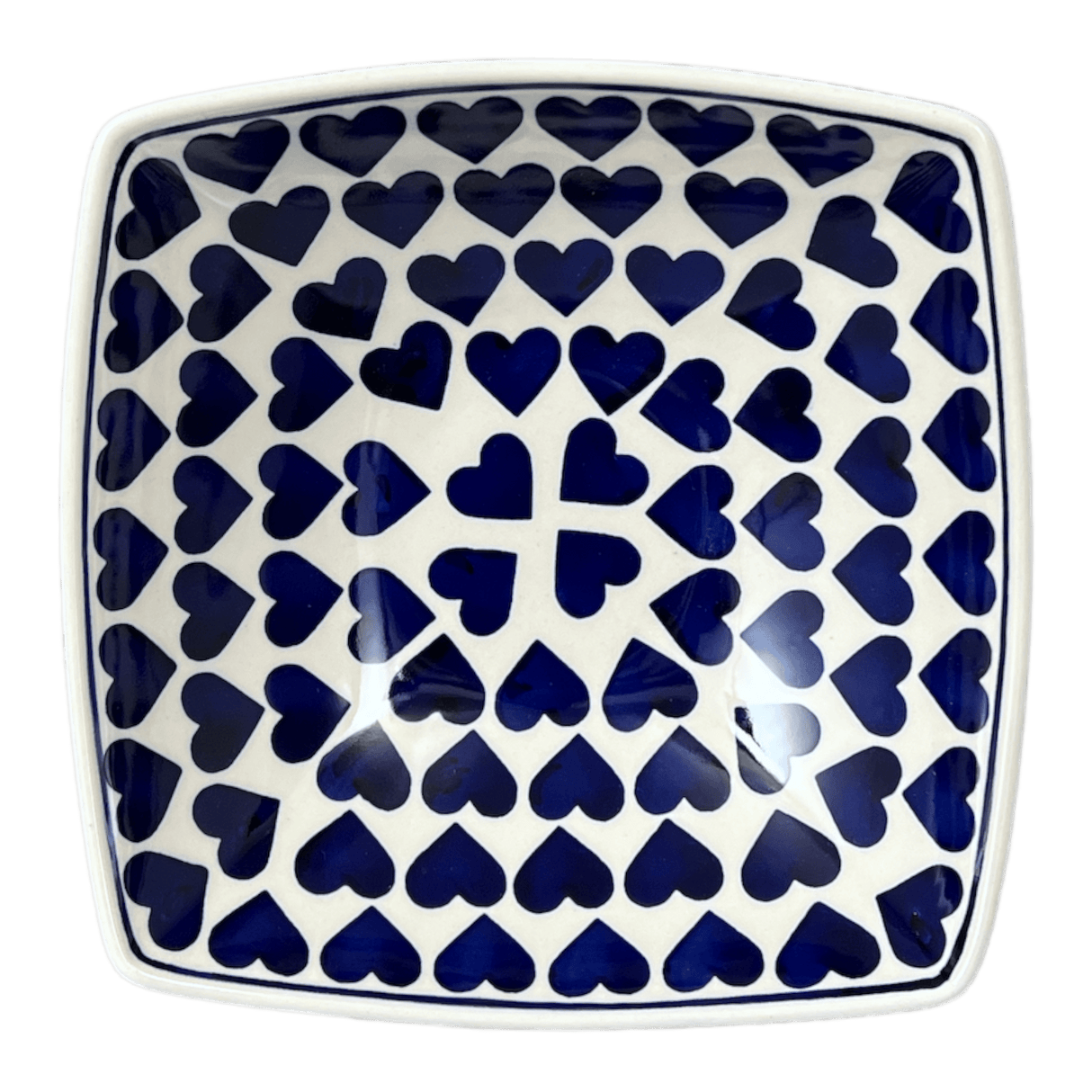 Bowl, Square, Nut, Medium, 7.75" in "Whole Hearted" by Manufaktura | M113T-SEDU