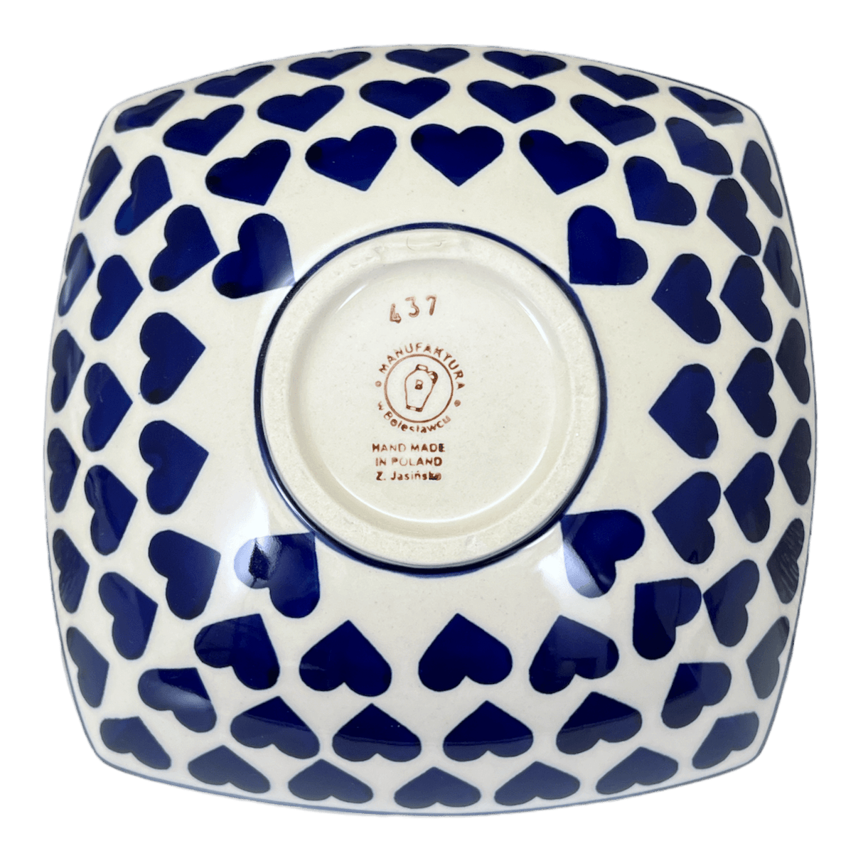 Bowl, Square, Nut, Medium, 7.75" in "Whole Hearted" by Manufaktura | M113T-SEDU