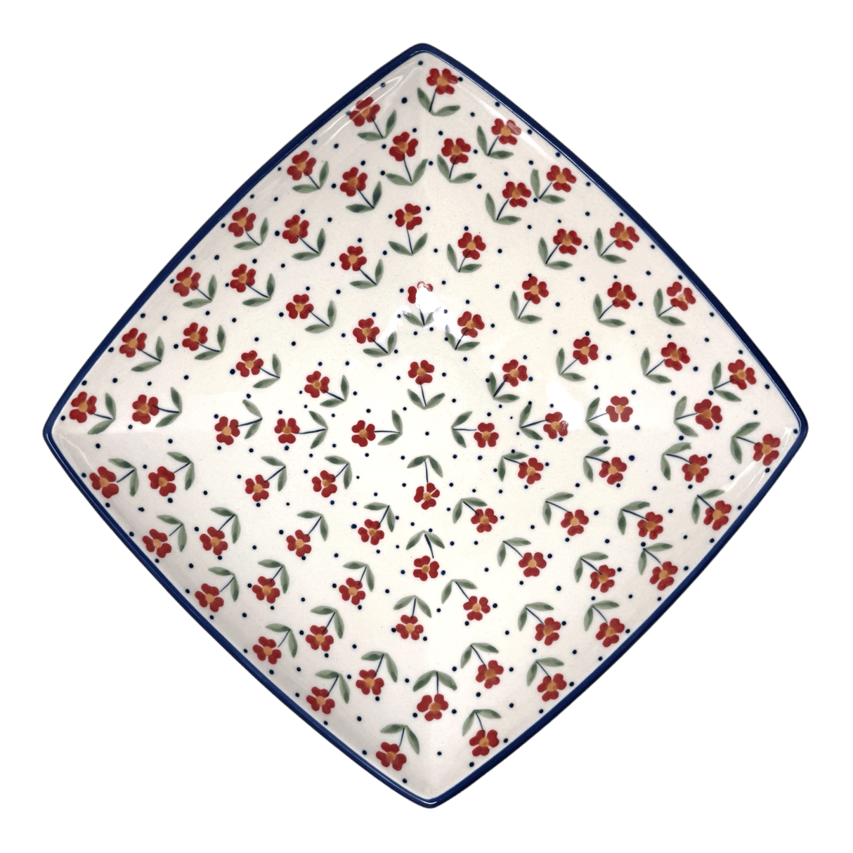 Bowl, Square, Nut, Large, 10.5" in "Simply Beautiful" by Manufaktura | M121T-AC61