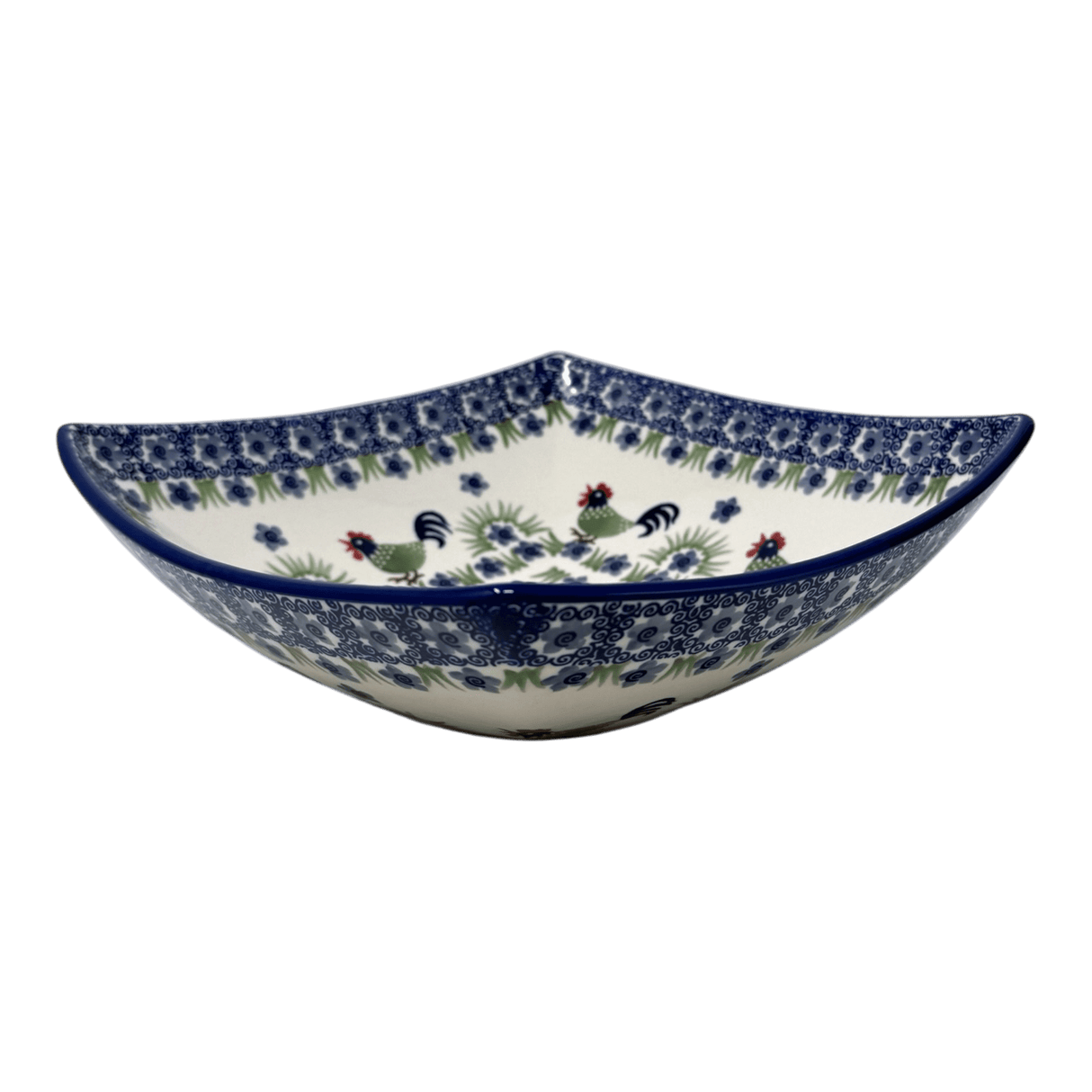 Bowl, Square, Nut, Large, 10.5" in "Rise & Shine" by Manufaktura | M121U-P319