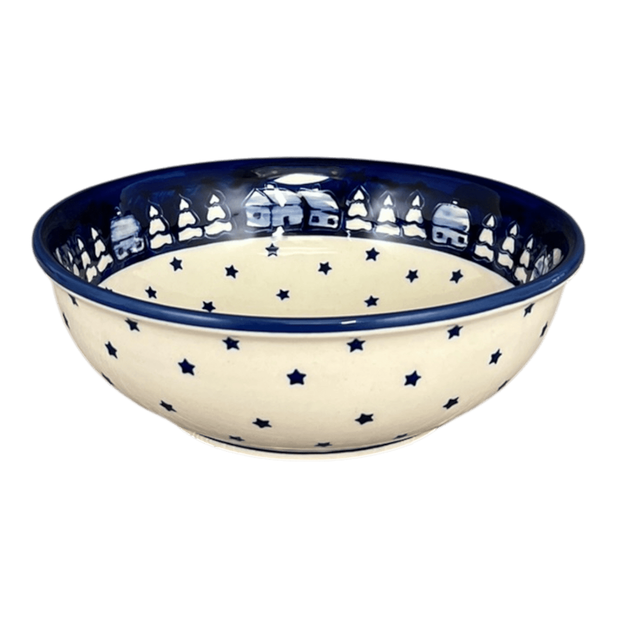 Bowl, Round, 8.5" in "Winter's Eve" by Manufaktura | M135S-IBZ