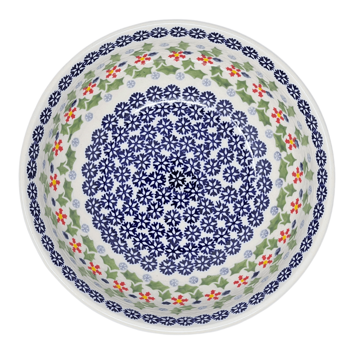 Bowl, Round, 8.5" in "Holly In Bloom" by Manufaktura | M135T-IN13