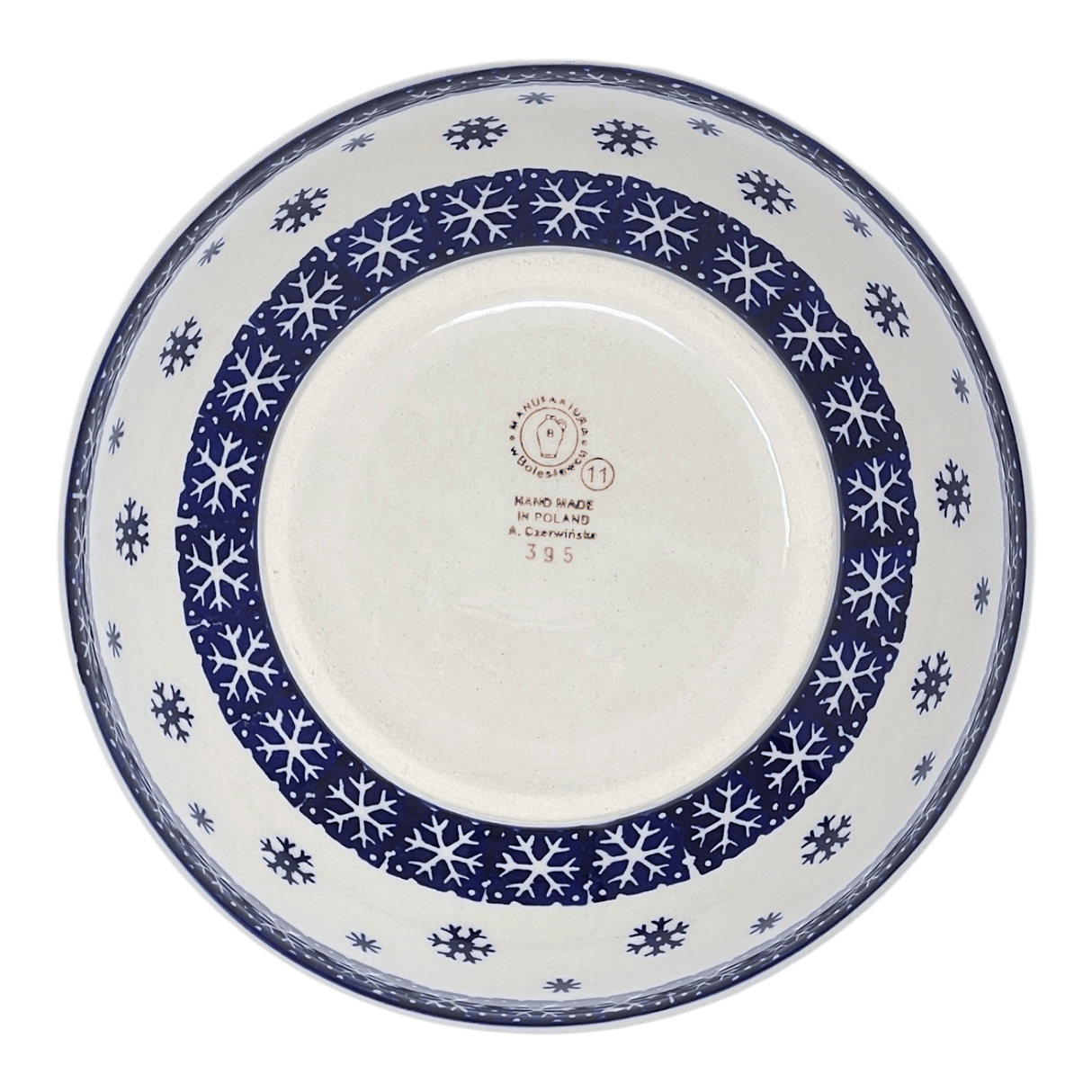 Bowl, Round, 8.5" in "Snow Drift" by Manufaktura | M135T-PZ