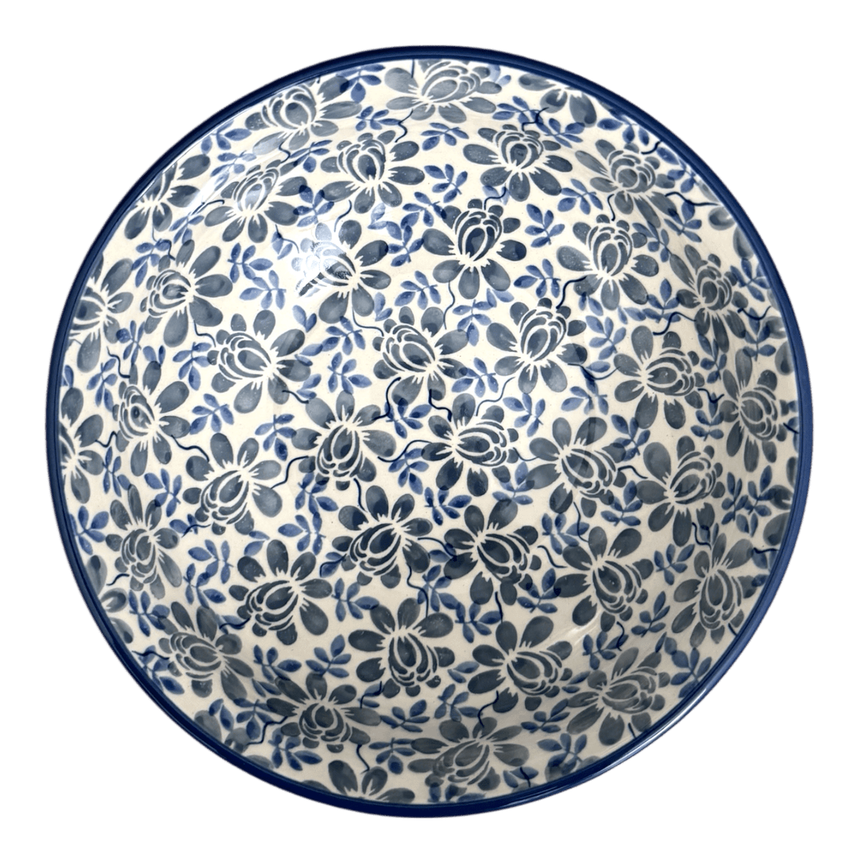 Bowl, Round, 8.5" in "English Blue" by Manufaktura | M135U-AS53