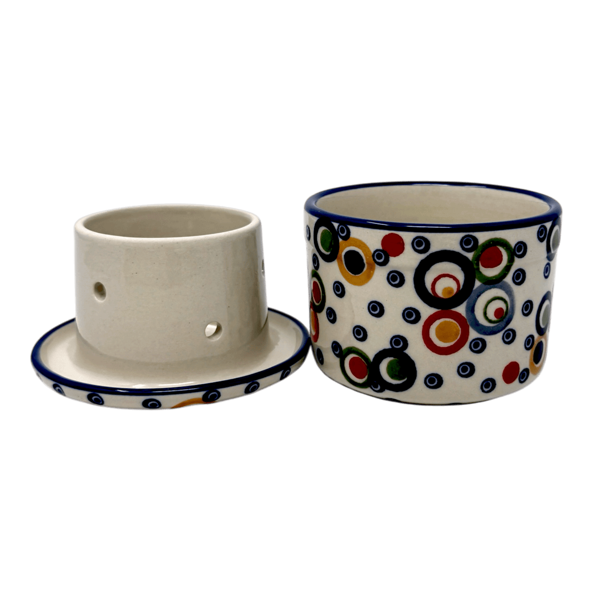 Butter Crock, 4.5" in "Bubble Machine" by Manufaktura | M136M-AS38