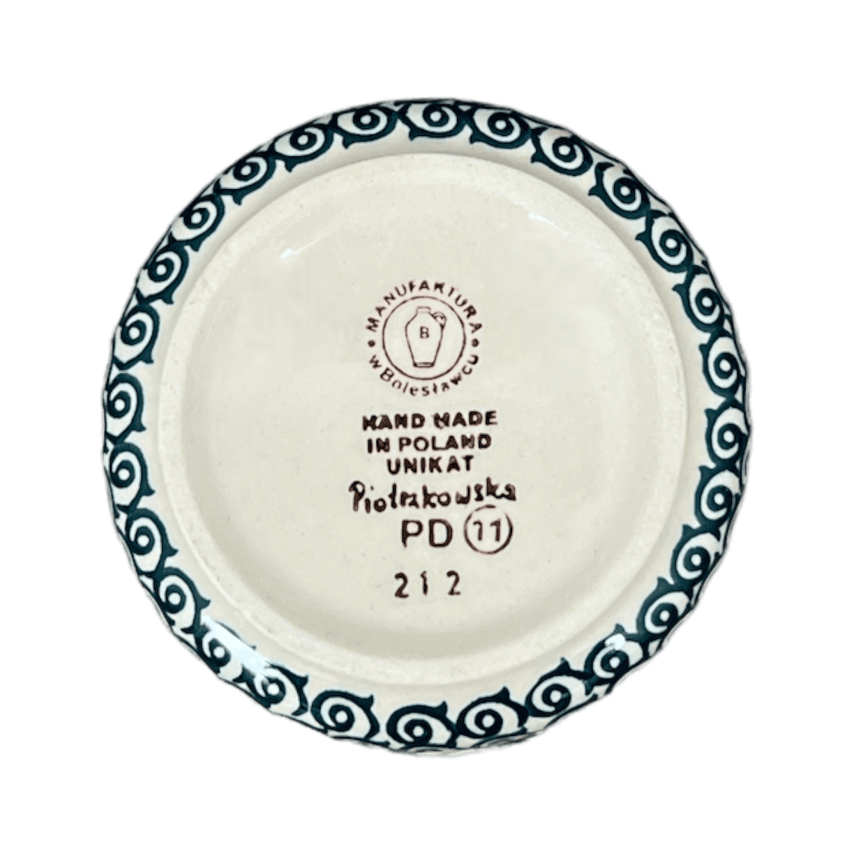 Butter Crock, 4.5" in "Poppy Paradise" by Manufaktura | M136S-PD01