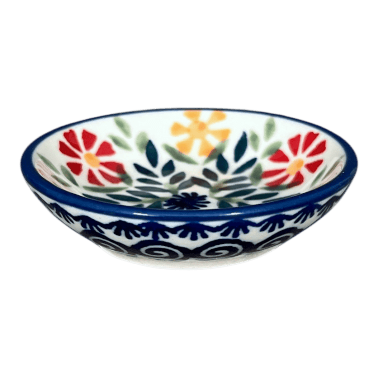 Bowl, Round, Shallow, 3" in "Flower Power" by Manufaktura | M150T-JS14