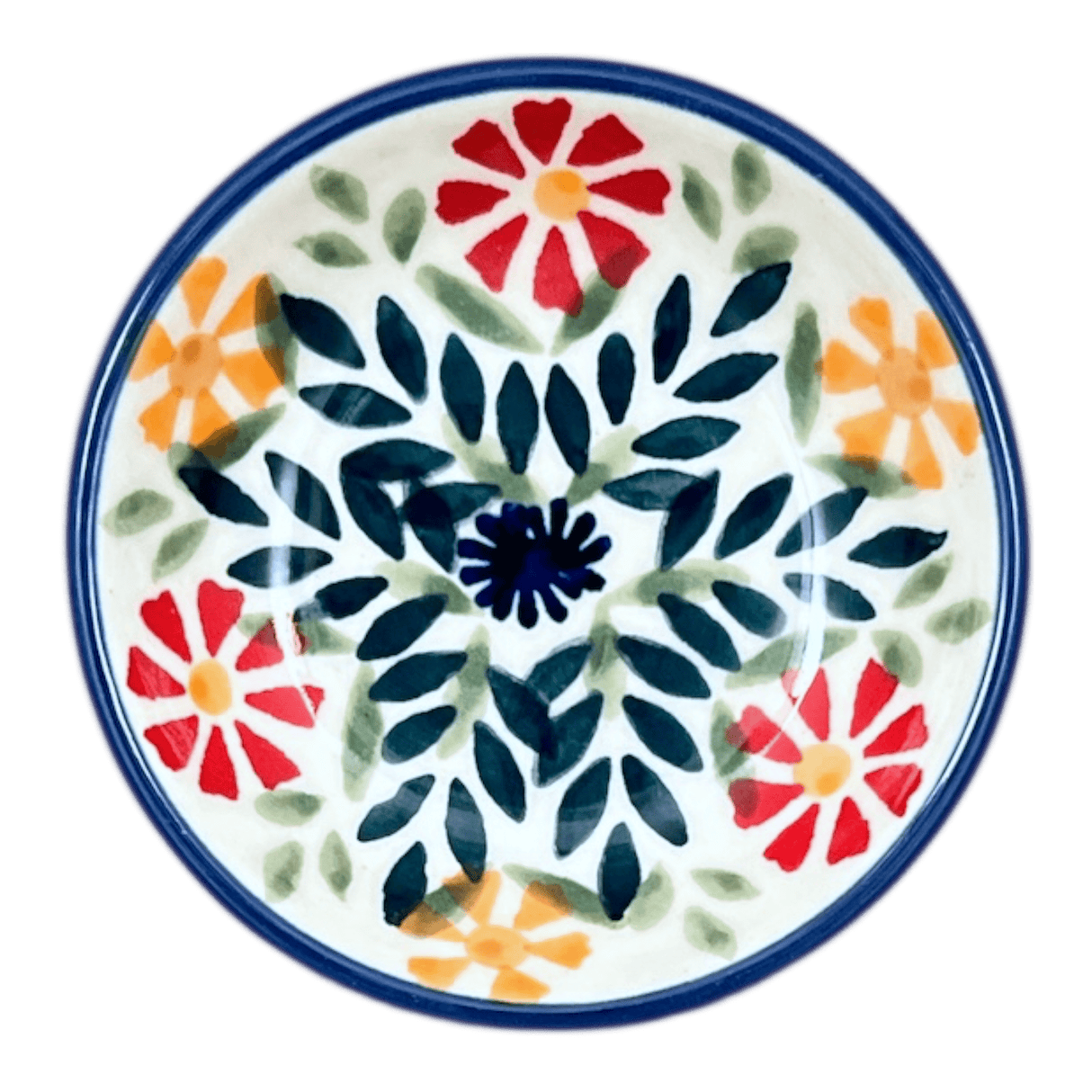 Bowl, Round, Shallow, 3" in "Flower Power" by Manufaktura | M150T-JS14