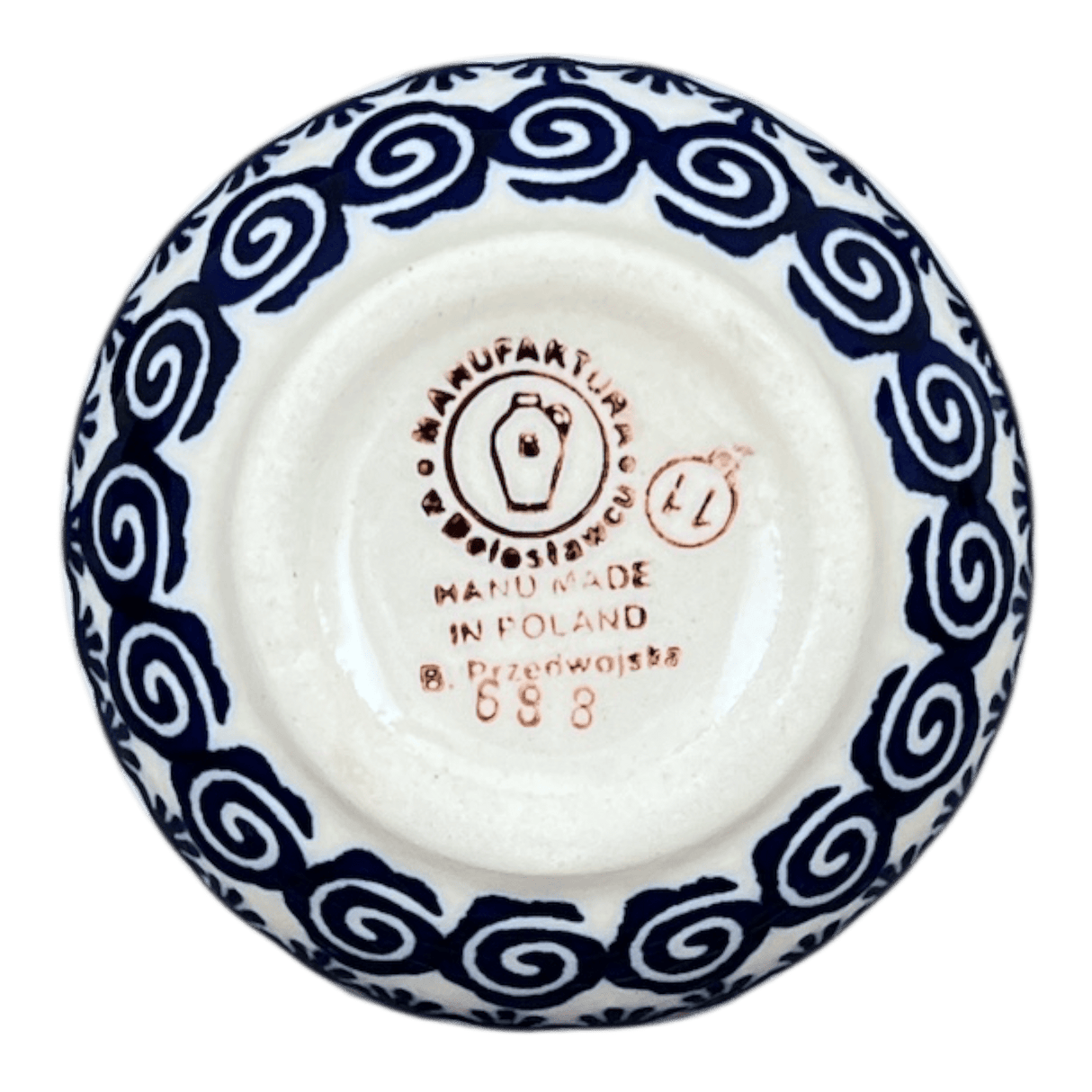 Bowl, Round, Shallow, 3" in "Flower Power" by Manufaktura | M150T-JS14