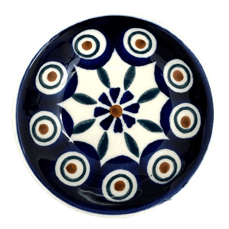 Bowl, Round, Shallow, 3" in "Floral Peacock" by Manufaktura | M150T-54KK