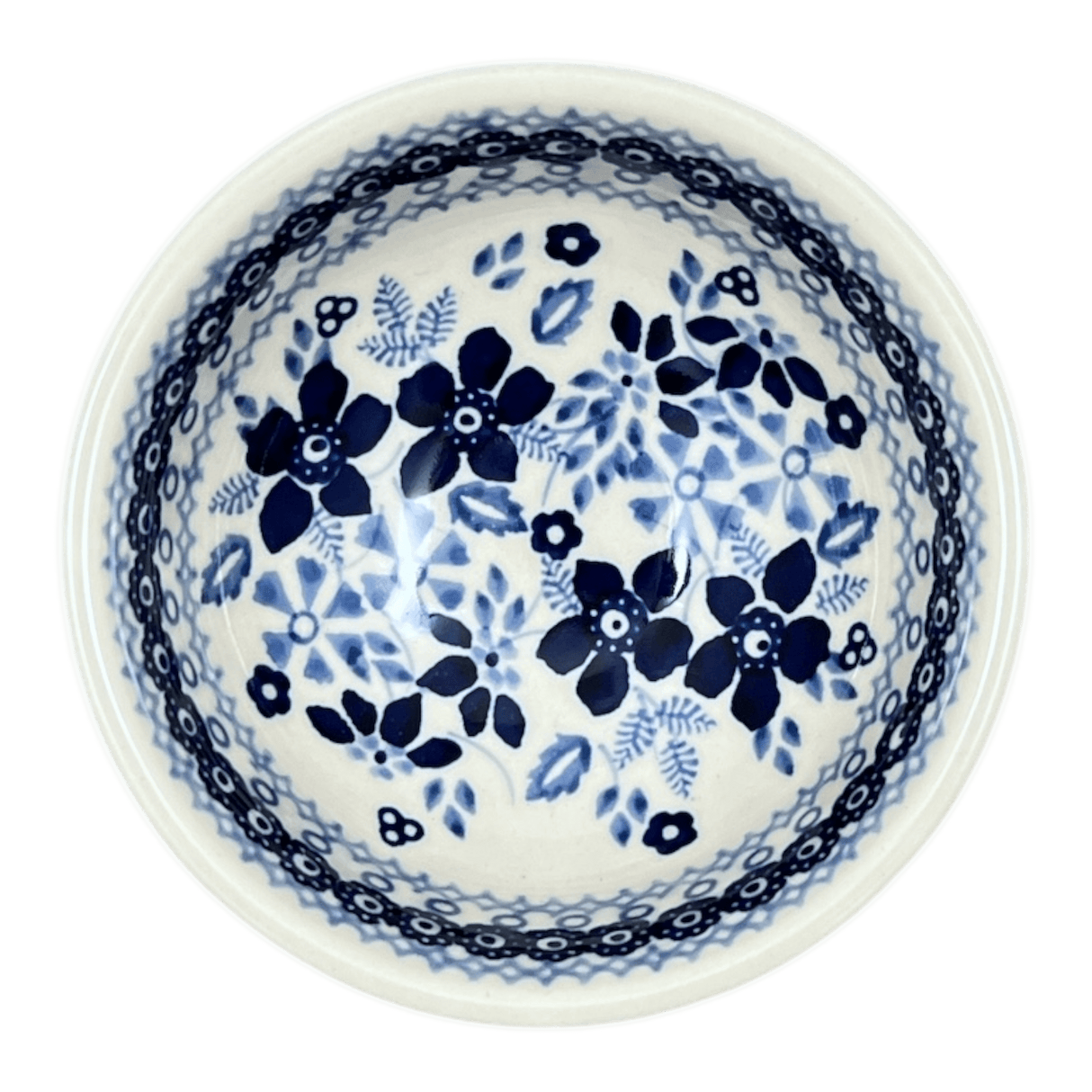 Bowl, Round, Dipping, 4.25" in "Duet in Blue" by Manufaktura | M153S-SB01