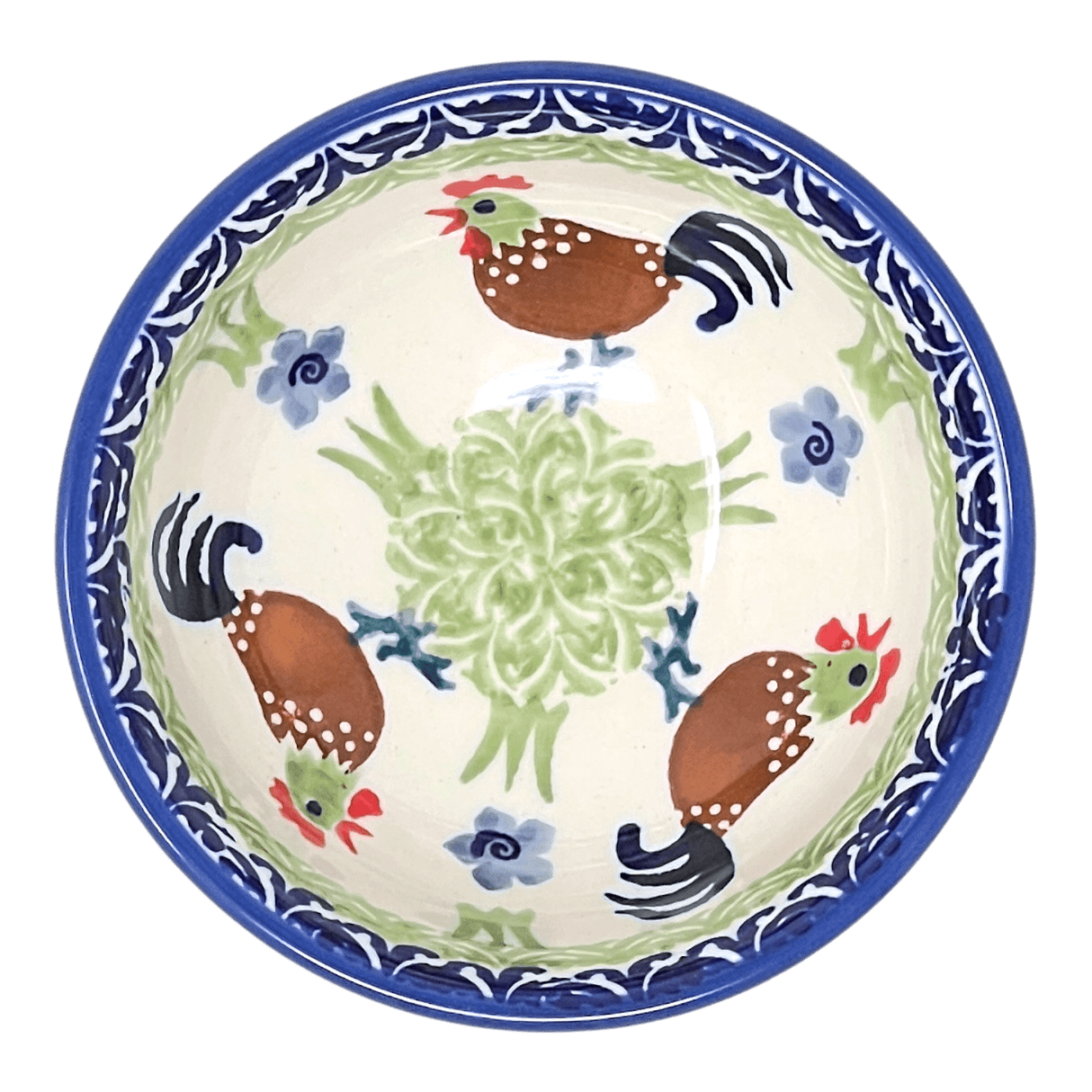 Bowl, Round, Dipping, 4.25" in "Chicken Dance" by Manufaktura | M153U-P320