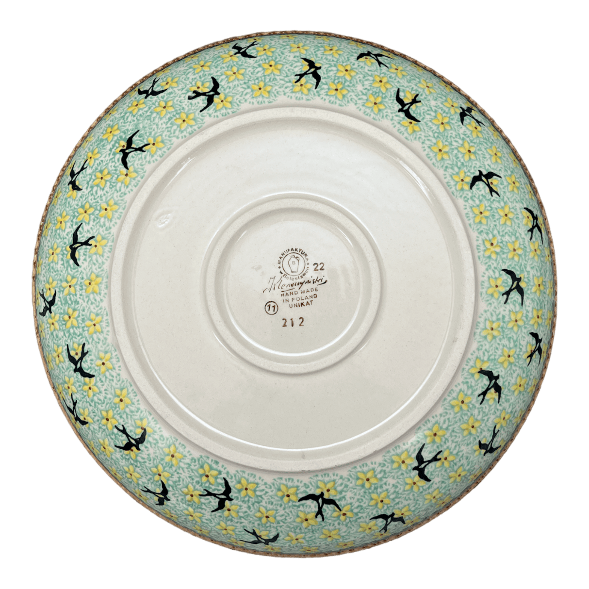 Bowl, Round, Shallow, Salad, 11.75" in "Capistrano" by Manufaktura | M173S-WK59