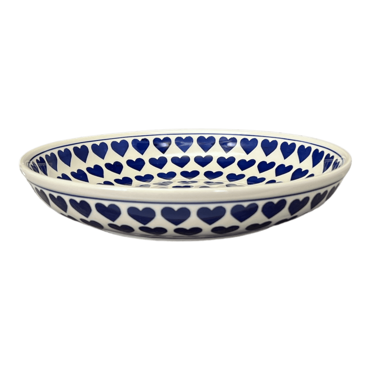 Bowl, Round, Shallow, Salad, 11.75" in "Whole Hearted" by Manufaktura | M173T-SEDU