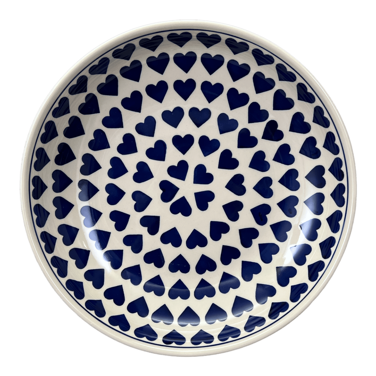 Bowl, Round, Shallow, Salad, 11.75" in "Whole Hearted" by Manufaktura | M173T-SEDU