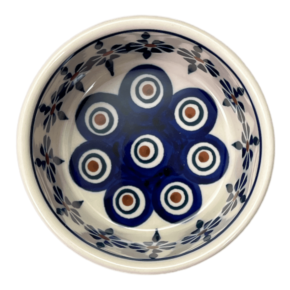 Ramekin, 7 oz in "Floral Peacock" by Manufaktura | M178T-54KK