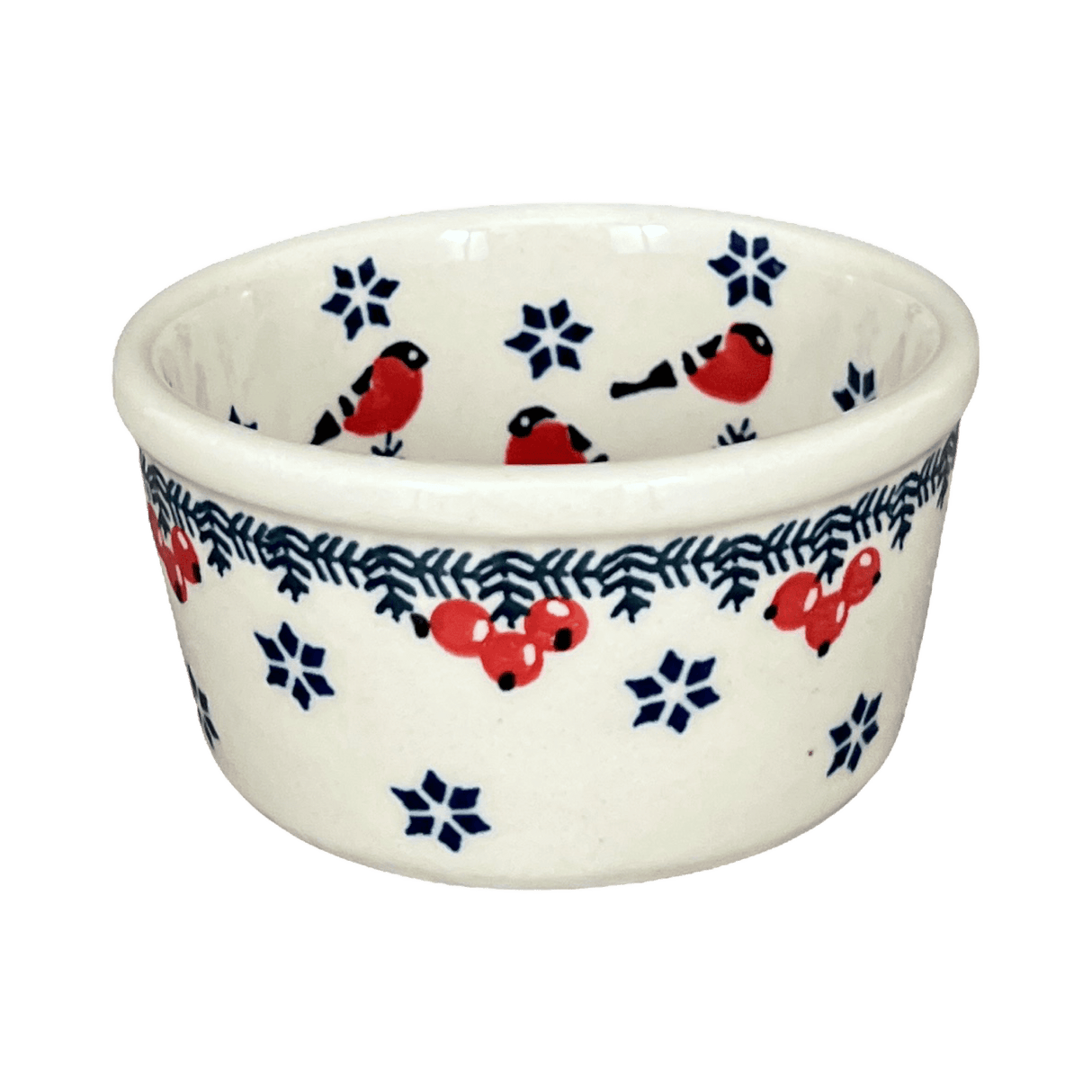 Ramekin, 7 oz in "Red Bird" by Manufaktura | M178T-GILE