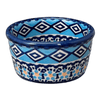 Polish Pottery Ramekin (Blue Diamond) | M178U-DHR at PolishPotteryOutlet.com