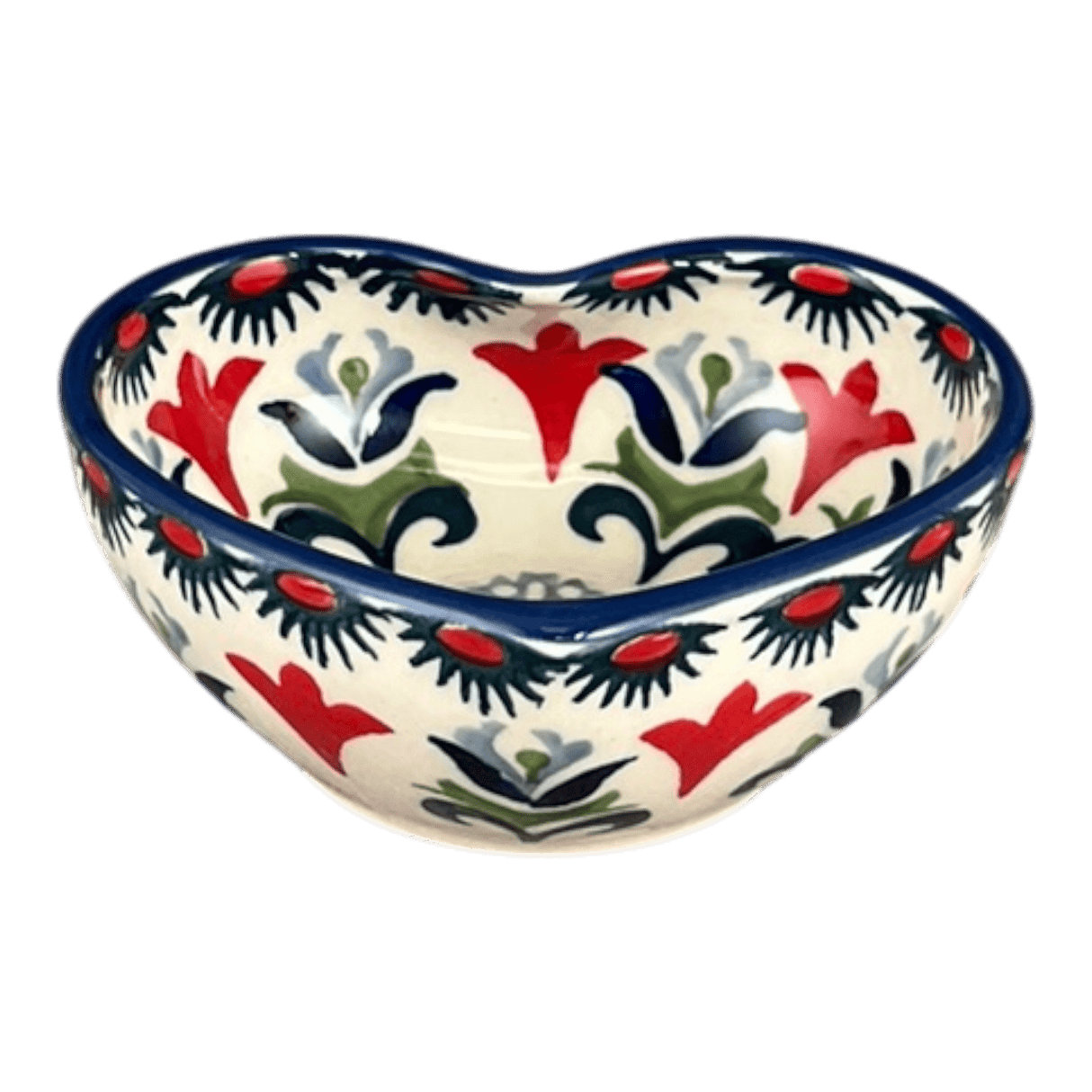 Bowl, Heart-Shaped, 4" in "Scandinavian Scarlet" by Manufaktura | M187U-P295