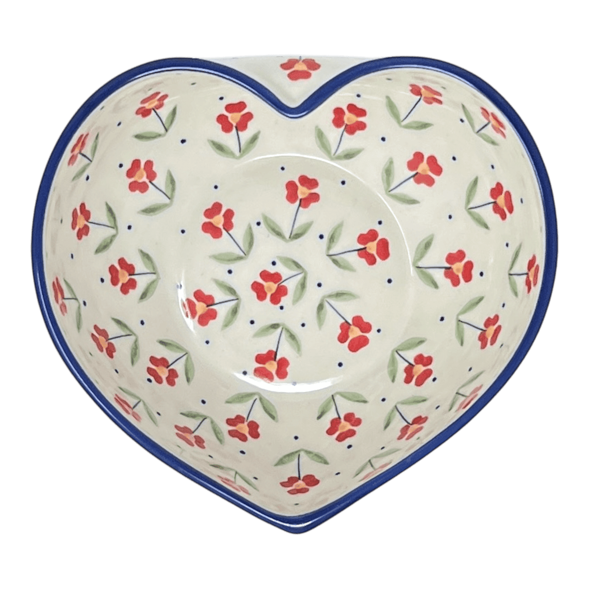 Bowl, Heart-Shaped, Large, 6.75" x 7" in "Simply Beautiful" by Manufaktura | M189T-AC61