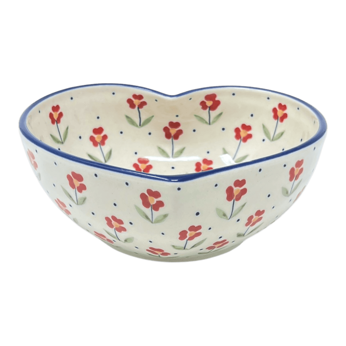 Bowl, Heart-Shaped, Large, 6.75" x 7" in "Simply Beautiful" by Manufaktura | M189T-AC61