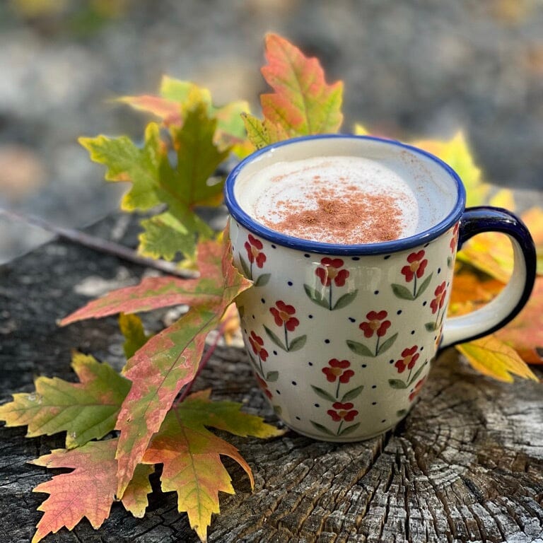 Mug, Mars Mug, 10oz Small in "Peaceful Snowfall" by Manufaktura | K081T-PZS