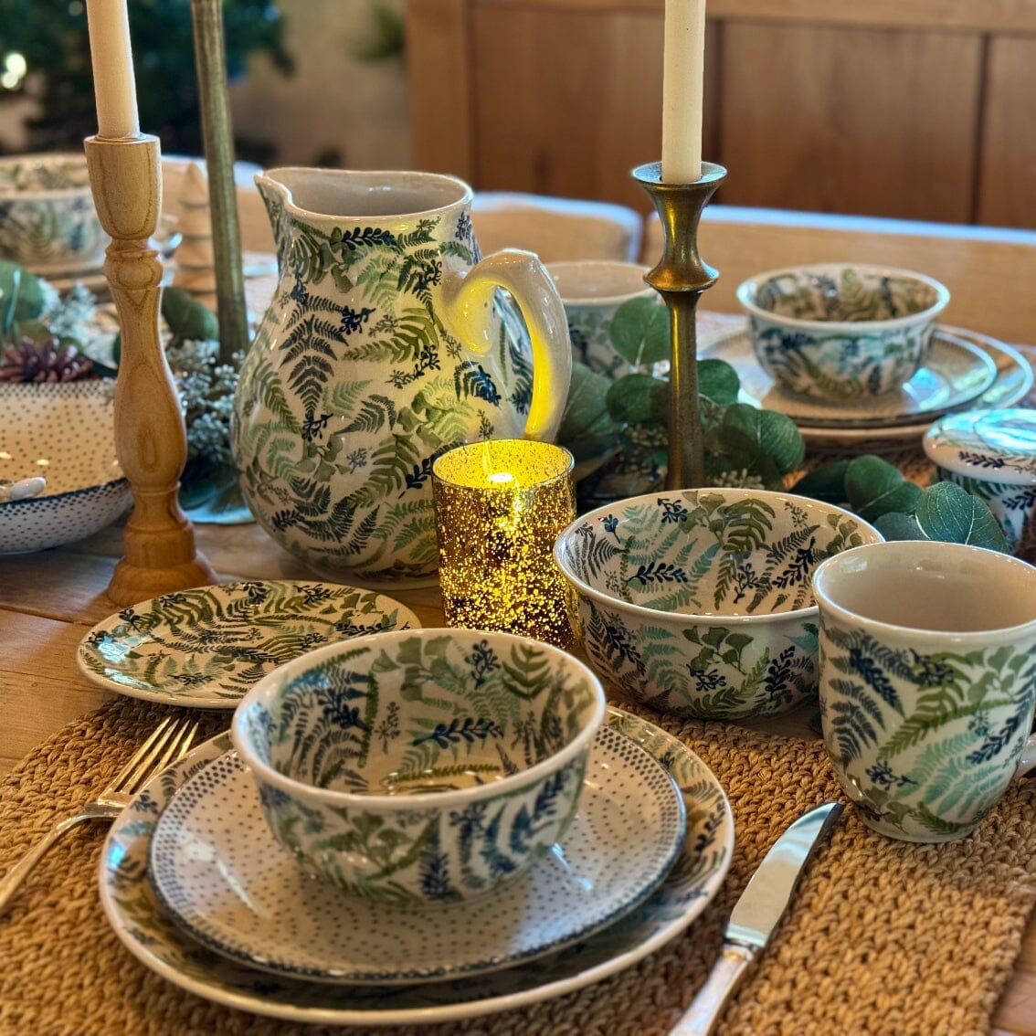 Pitcher, 3 Liter in "Scattered Ferns" by Manufaktura | D028S-GZ39