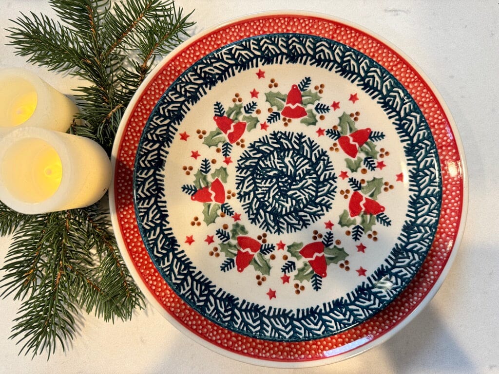 Plate, Round, Salad, 8.5" in "Red Sky at Night" by Manufaktura | T134T-WCZE