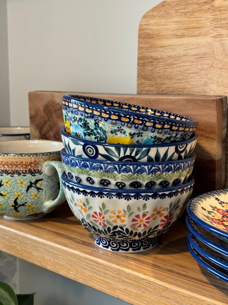 Bowl, Round, Fancy, 5.5" in "Flower Power" by Manufaktura | C018T-JS14