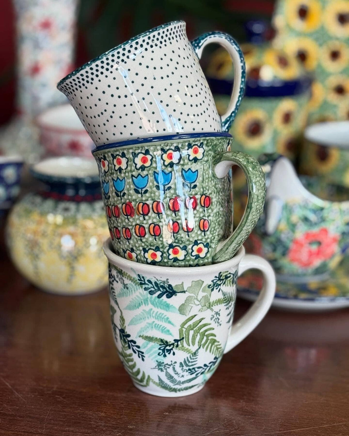 Mug, Mars Mug, 16 oz Large in "Kaleidoscope" by Manufaktura | K106U-ASR