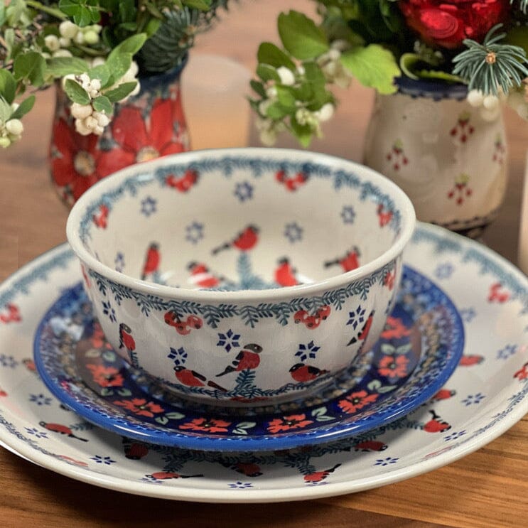 Plate, Round, Dessert, 7.25" in "Crimson Twilight" by Manufaktura | T131S-WK63