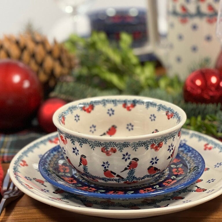 Bowl, Round, 5.5" in "Reindeer Games" by Manufaktura | M083T-BL07