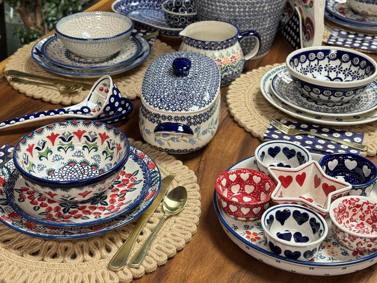 Bowl, Round, 6" in "Floral Peacock" by Manufaktura | M089T-54KK