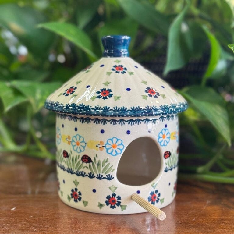 Bird House, 6.5" in "Scattered Ferns" by Manufaktura | K125S-GZ39