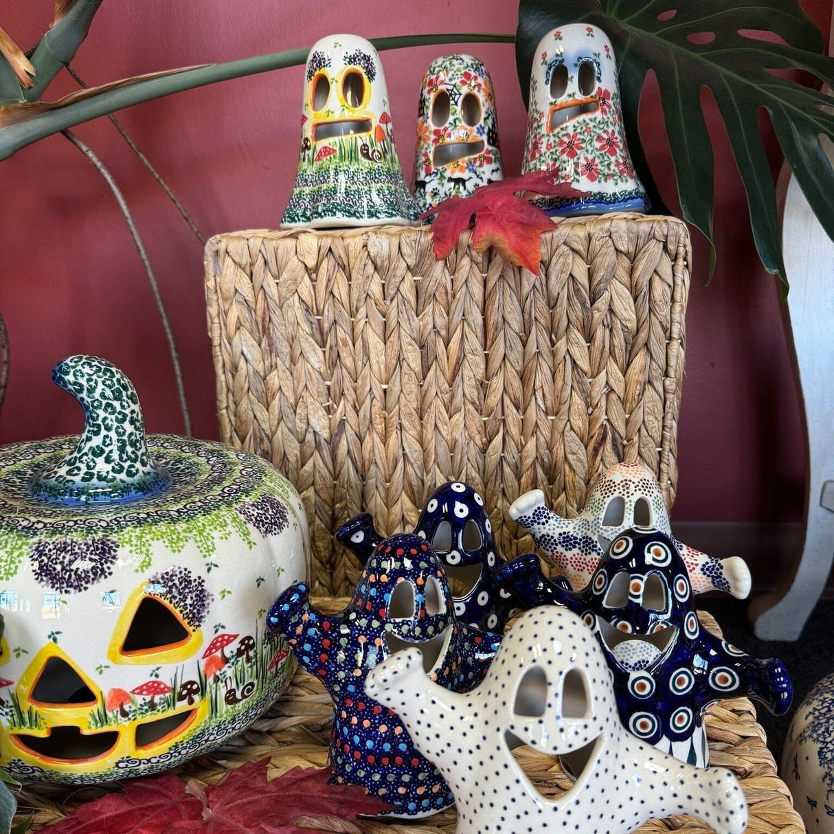 Luminary, Ghost, 5.25" in "Trick or Treat" by Galia | GAD46-AH3