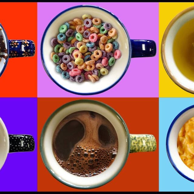 Mug, Belly Mug, 16 oz Large in "Poppy Garden" by Manufaktura | K068T-EJ01