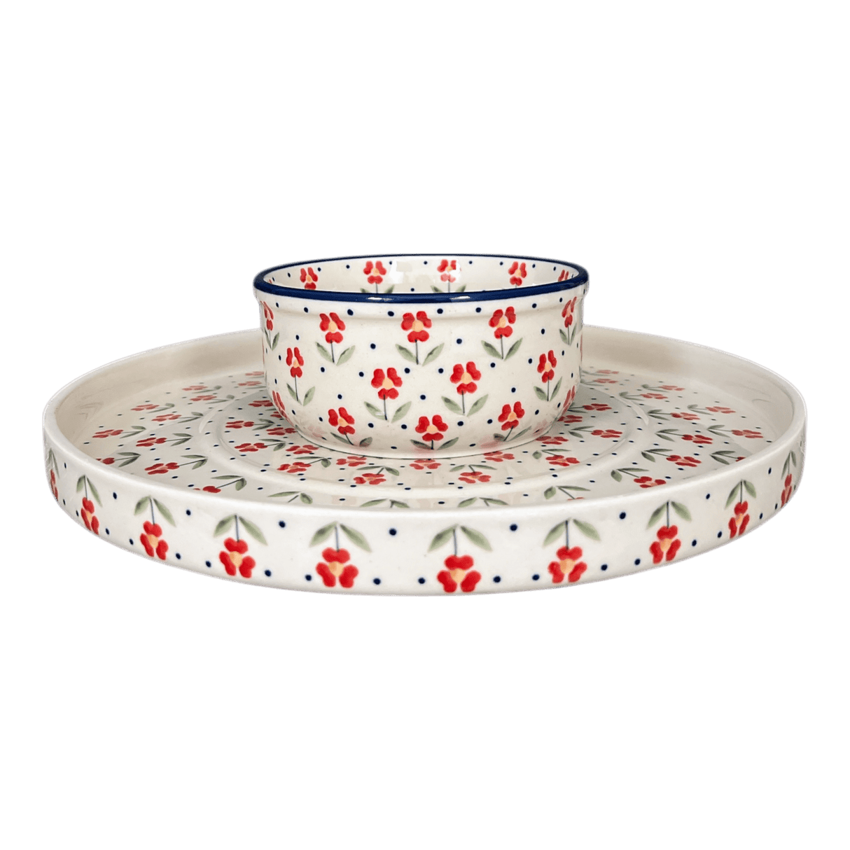 Platter, Round, Chip & Dip, 12.75" in "Simply Beautiful" by Manufaktura | N007T-AC61