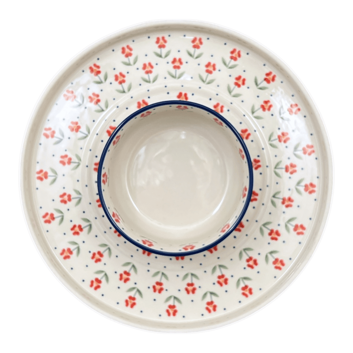 Platter, Round, Chip & Dip, 12.75" in "Simply Beautiful" by Manufaktura | N007T-AC61