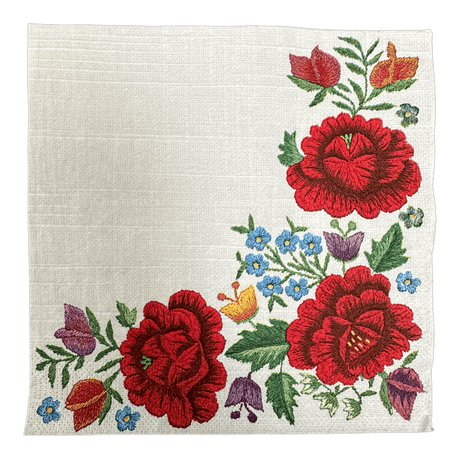 Paper Dinner Napkins in "Red Poppies" by MAKI | NAPKIN-RP