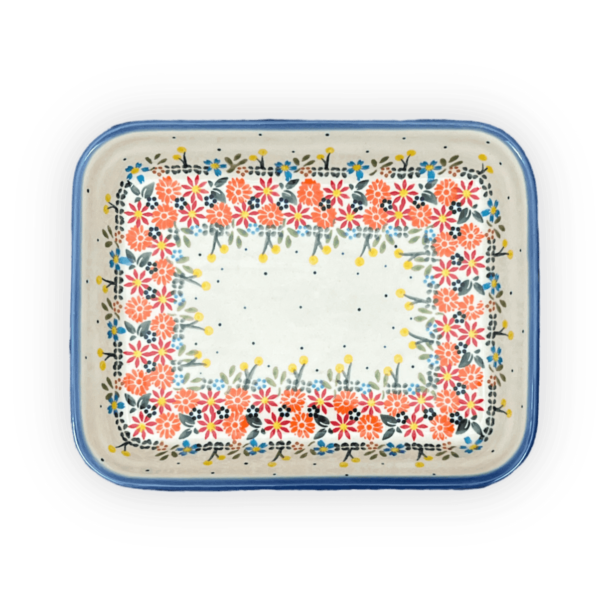 Baker, Rectangular, 8" x 10" in "Bright Bouquet" by Andy | NDA125-A55